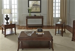 Brighton Park Cocktail Table in Dark Honey Finish by Liberty Furniture - 363-OT1010