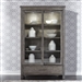 Modern Farmhouse Display Cabinet in Dusty Charcoal Finish by Liberty Furniture - 406-CH4877