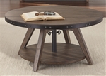 Aspen Skies Motion Cocktail Table in Weathered Brown Finish with Gray Hang Up by Liberty Furniture - 416-OT1011