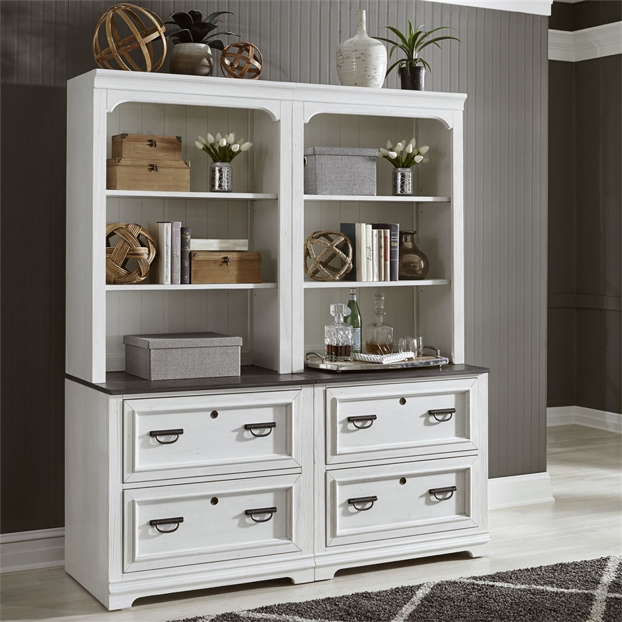 Allyson Park Bunching Lateral File Cabinet And Hutch In