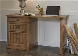 Cumberland Creek Desk in Rustic Oak Finish by Liberty Furniture - 421-HO-DSK