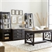 Heatherbrook 4 Piece Home Office Set in Charcoal and Ash Finish by Liberty Furniture - 422-HO
