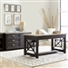Heatherbrook 2 Piece Home Office Set in Charcoal and Ash Finish by Liberty Furniture - 422-HO-2
