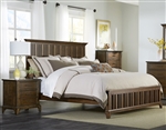 Mill Creek Panel Bed in Rustic Cherry Finish by Liberty Furniture - 458-BR-QPB