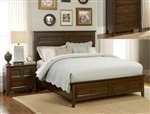 Laurel Creek Storage Bed in Cinnamon Finish by Liberty Furniture - LIB-461-BR-QSB