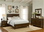 Laurel Creek Storage Bed 6 Piece Bedroom Set in Cinnamon Finish by Liberty Furniture - LIB-461-BR14FS
