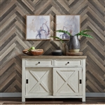 Amberly Oaks Buffet in Barley Brown and Linen White Finish by Liberty Furniture - 462-CB5236
