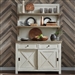 Amberly Oaks Buffet and Hutch in Barley Brown and Linen White Finish by Liberty Furniture - 462-CD-HB