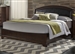Avalon Upholstered Bed in Dark Truffle Finish by Liberty Furniture - 505-BR-QLB