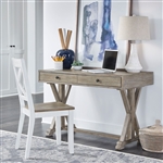 Lakeshore Writing Desk in Washed Taupe Finish by Liberty Furniture - 519-HO107