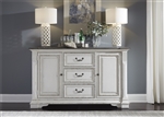 Abbey Park Buffet in Antique White Finish by Liberty Furniture - 520-CB6640