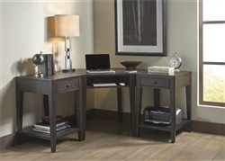 Autumn Oaks 3 Piece Desk in Black Finish by Liberty Furniture - 530-4