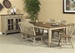 Al Fresco 6 Piece Dining Set in Driftwood & Taupe Finish by Liberty Furniture - 541-T4074-6