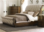 Cotswold Upholstered Sleigh Bed in Cinnamon Finish by Liberty Furniture - 545-BR21H