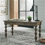 Americana Farmhouse Writing Desk in Dusty Taupe Finish by Liberty Furniture - 615-HO107