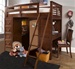 Chelsea Square Twin Loft Bed in Burnished Tobacco Finish by Liberty Furniture - 628-BRLOFT