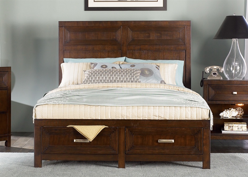 Paxton Square Storage Bed 6 Piece, Paxton Cal King Storage Bed