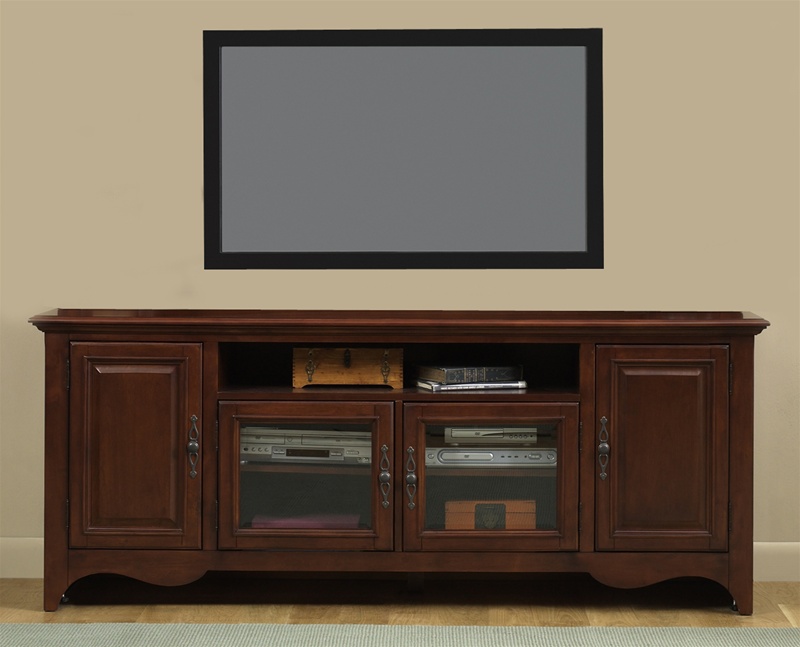 New Generation 75-Inch TV Stand in Traditional Cherry ...