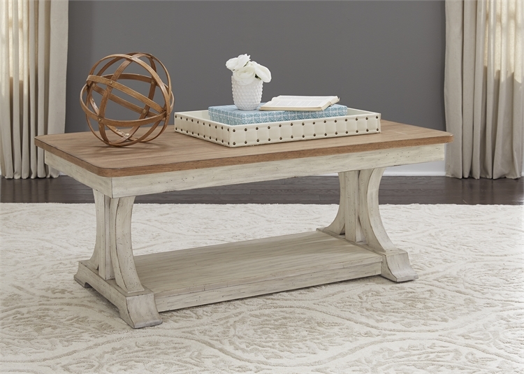 Farmhouse Reimagined Desk / Flip Lid Sofa Table in Antique White