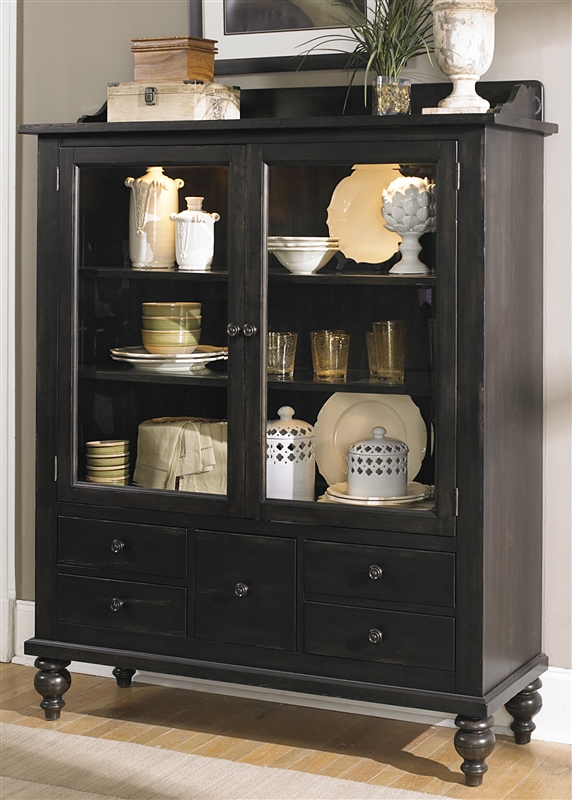 Easy Chalk Painted China Cabinet in a Day