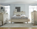 High Country Panel Bed 6 Piece Bedroom Set in White Finish by Liberty Furniture - 697-BR-QPBDMN