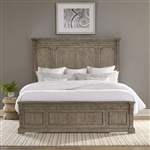 Town and Country Panel Bed in Dusty Taupe Finish by Liberty Furniture - 711-BR-QPB