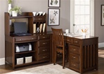 Hampton Bay 5 Pc Home Office Set in Cherry Finish by Liberty Furniture - 718-HO