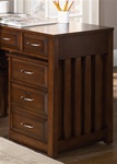 Hampton Bay Mobile File Cabinet in Cherry Finish by Liberty Furniture - 718-HO146