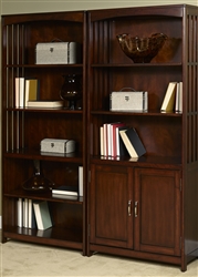 Hampton Bay Door Bookcase in Cherry Finish by Liberty Furniture - 718-HO202
