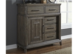 Artisan Prairie Door Chest in Wirebrushed Aged Oak Finish by Liberty Furniture - 823-BR42
