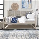 Heartland Twin Day Bed in Antique White Finish with Tobacco Tops by Liberty Furniture - 824-DAY-TDB