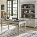Heartland 3 Piece Home Office Set in Antique White Finish with Tobacco Tops by Liberty Furniture - 824-HO-CDS