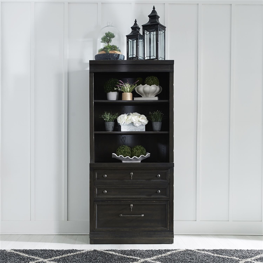 Harvest Home Bunching Lateral File Cabinet And Hutch In