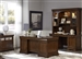 Chateau Valley 5 Piece Executive Home Office Set in Brown Cherry Finish by Liberty Furniture - 901-HOJ-5JES
