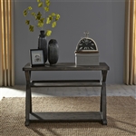 Twin Oaks 54 Inch Sofa Table TV Stand in Rustic Charcoal Finish by Liberty Furniture - 977-OT1030