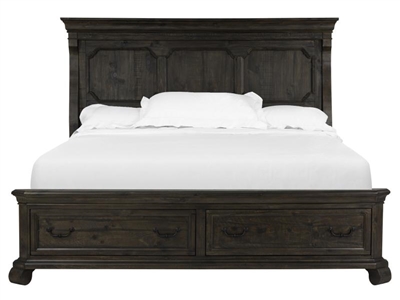 Bellamy Panel Bed with Panel Headboard/Storage Footboard by Magnussen - MAG-B2491-54B