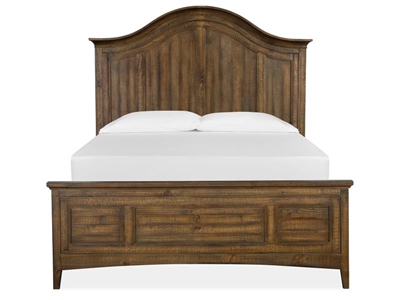 Bay Creek Arched Bed with Regular Rails by Magnussen - MAG-B4398-55A