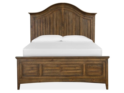 Bay Creek Arched Bed with Storage Rails by Magnussen - MAG-B4398-55B