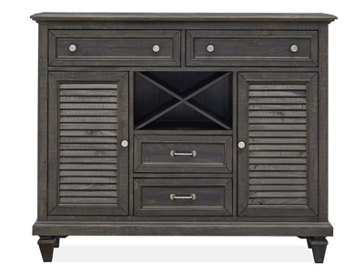 Calistoga Server in Weathered Charcoal Finish by Magnussen - MAG-D2590-15
