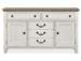 Bellevue Manor Buffet in Bisque/White Finish by Magnussen - MAG-D4353-14