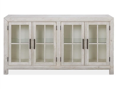 Bronwyn Buffet Curio in Alabaster Finish by Magnussen - MAG-D4436-04