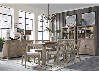 Ainsley 7 Piece Dining Room Set with Spindle Wood Back Chairs by Magnussen - MAG-D5333-20-62