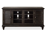 Calistoga 62 Inch TV Console in Weathered Charcoal Finish by Magnussen - MAG-E2590-09