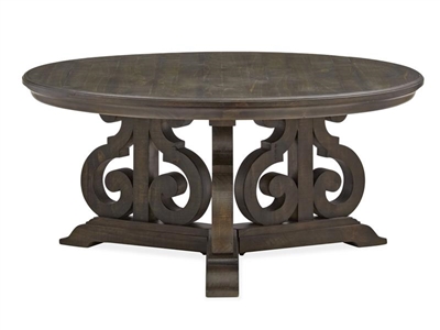 Bellamy 3 Piece Occasional Table Set with Round Coffee Table by Magnussen - MAG-T2491-45-35
