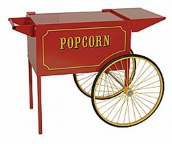 Large Red Popcorn Cart for 12oz. & 16oz. Popper 3090010