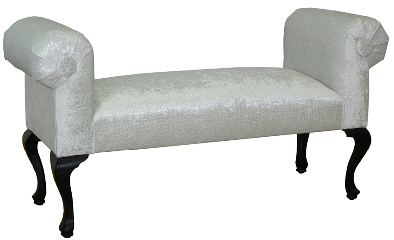 Queen Anne Bench Style Leather Tufted Circa For Sale Pokupka Life