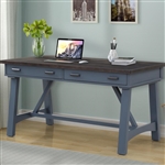 Americana Modern 60 Inch Writing Desk in Denim Finish by Parker House - AME#360D-DEN