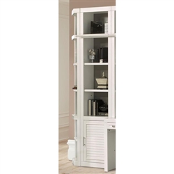 Catalina 22 Inch Open Top Bookcase in Cottage White Finish by Parker House - CAT-420