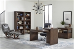 Elevation 4 Piece Home Office Set in Warm Elm Finish by Parker House - ELE-04PC-HM-OFFC