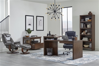 Elevation 3 Piece Home Office Set in Warm Elm Finish by Parker House - ELE-3PC-HM-OFFC